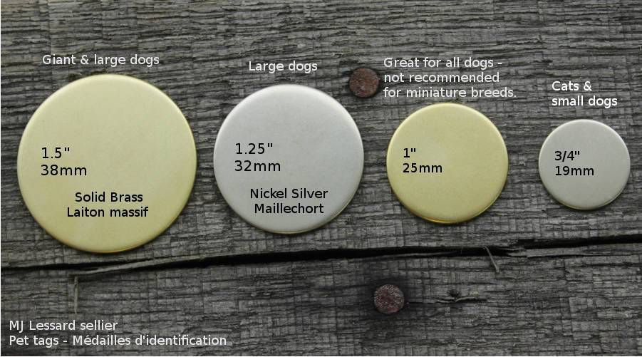 Personalized pet id tag - Mountains