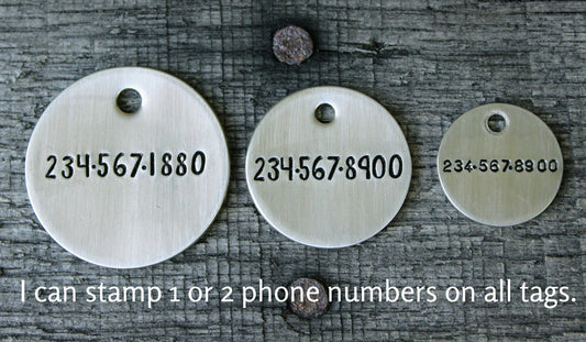 Personalized pet id tag - Scenery