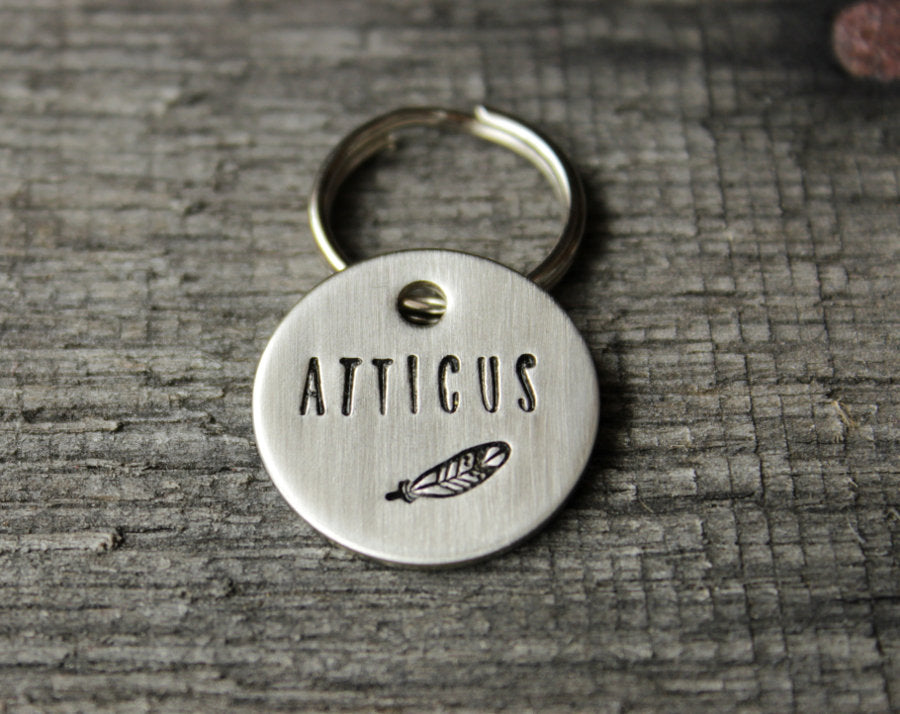 Personalized cat id tag